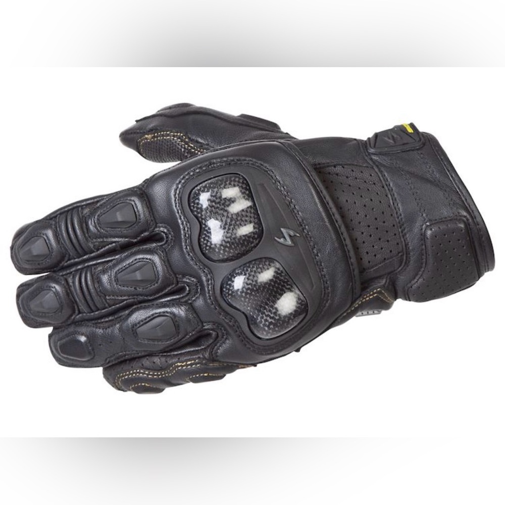 Scorpion SGS MK II Mens Motorcycle Leather Gloves Black LG